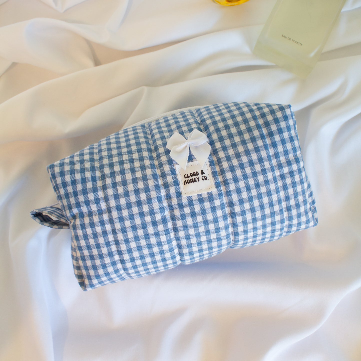 The Gingham Dream Small Makeup Bag