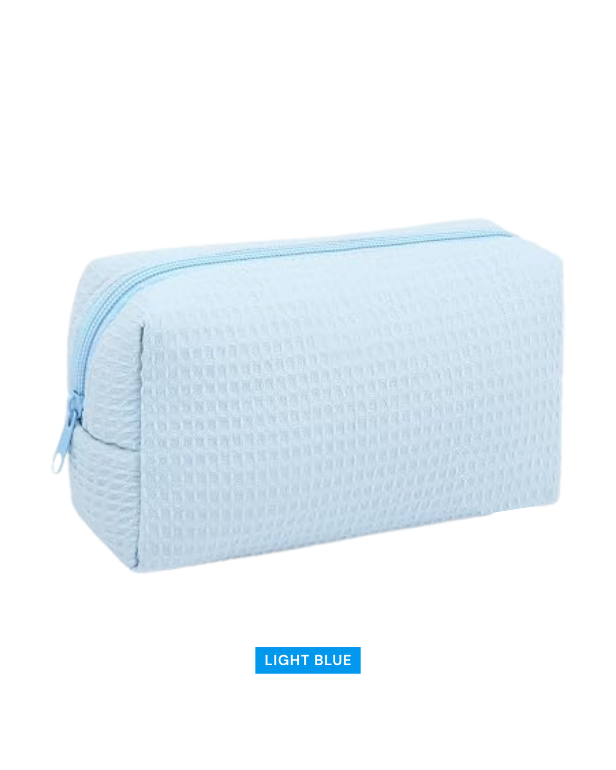Personalized Embroidered Waffle Makeup Bag