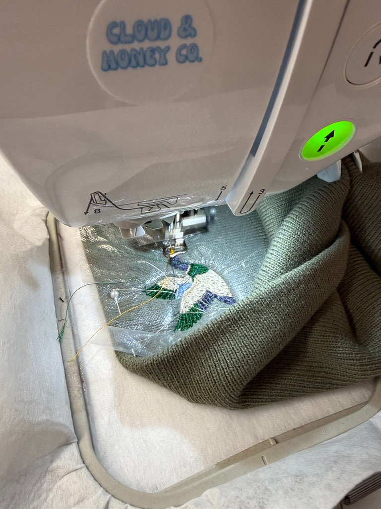 Mallard Duck Embroidered Carhartt A18 Beanie