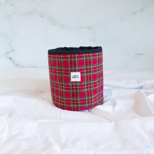 Vanity Organizer - Tartan Plaid