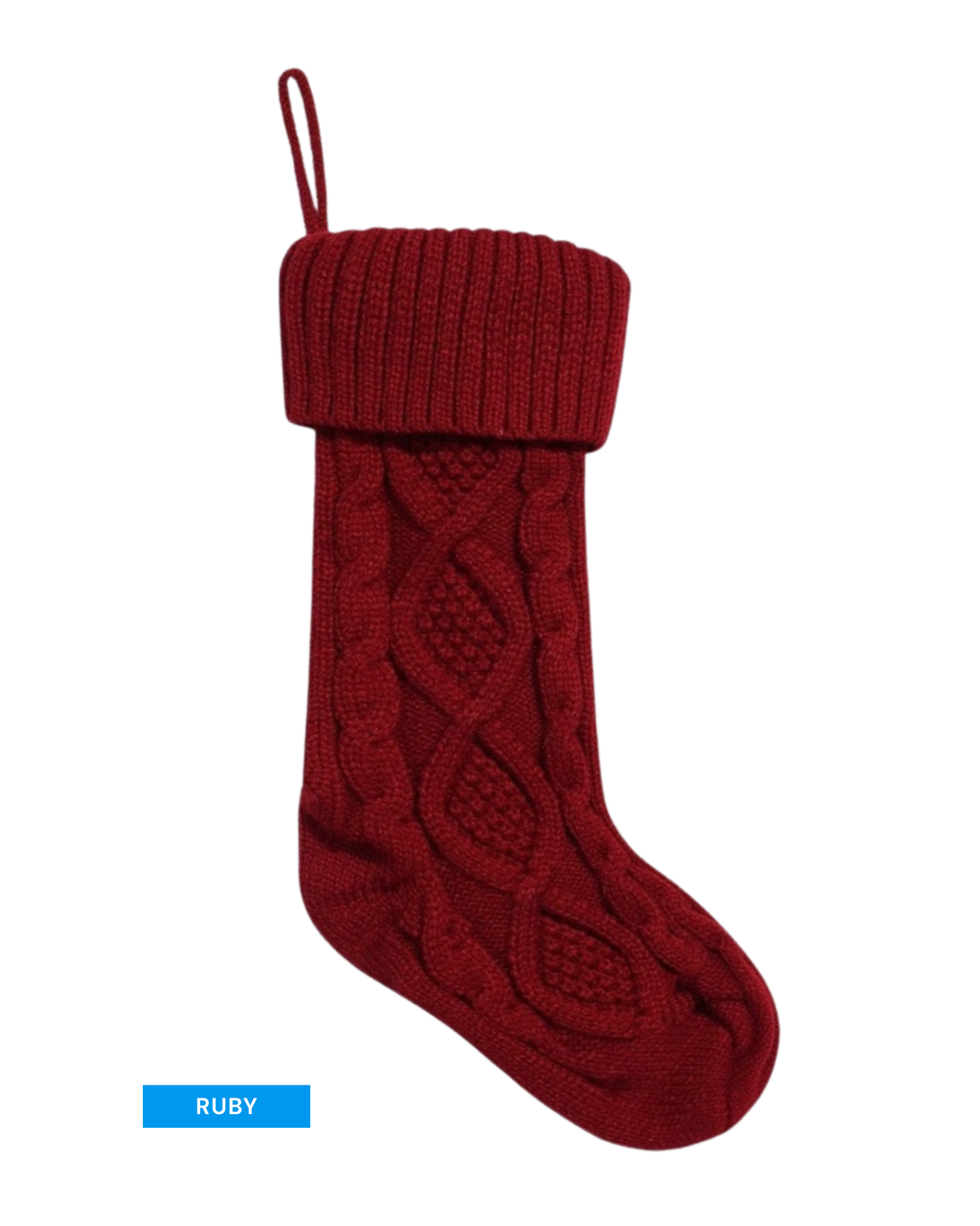 Personalized Embroidered Knit Christmas Stocking