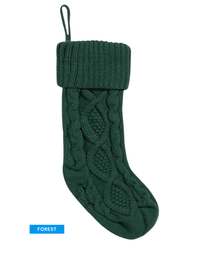 Personalized Embroidered Knit Christmas Stocking