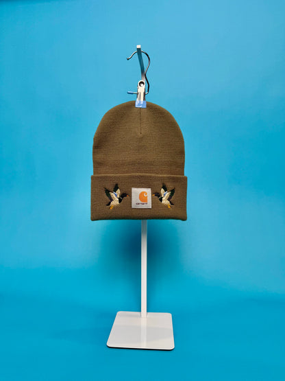 Mallard Duck Embroidered Carhartt A18 Beanie