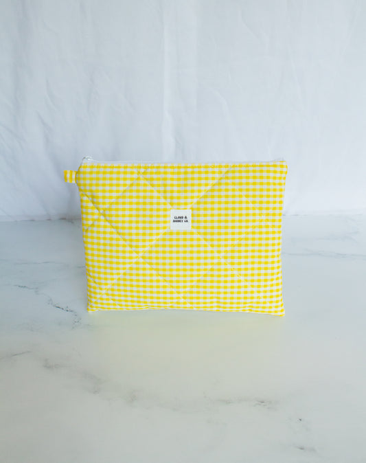 Large Zipper Bag - The Lemon Drop