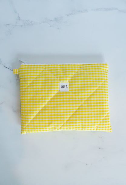 Large Zipper Bag - The Lemon Drop