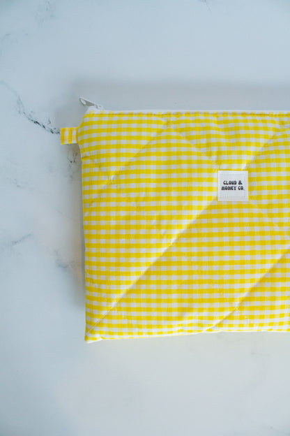 Large Zipper Bag - The Lemon Drop
