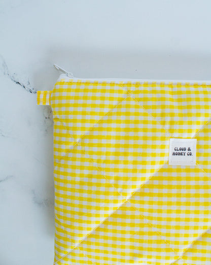Large Zipper Bag - The Lemon Drop