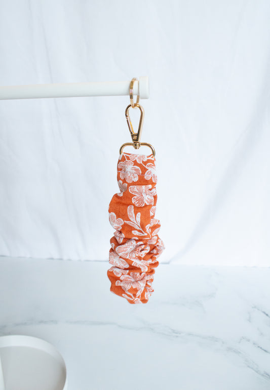 Ruffle Keychain - The Sunset Bloom