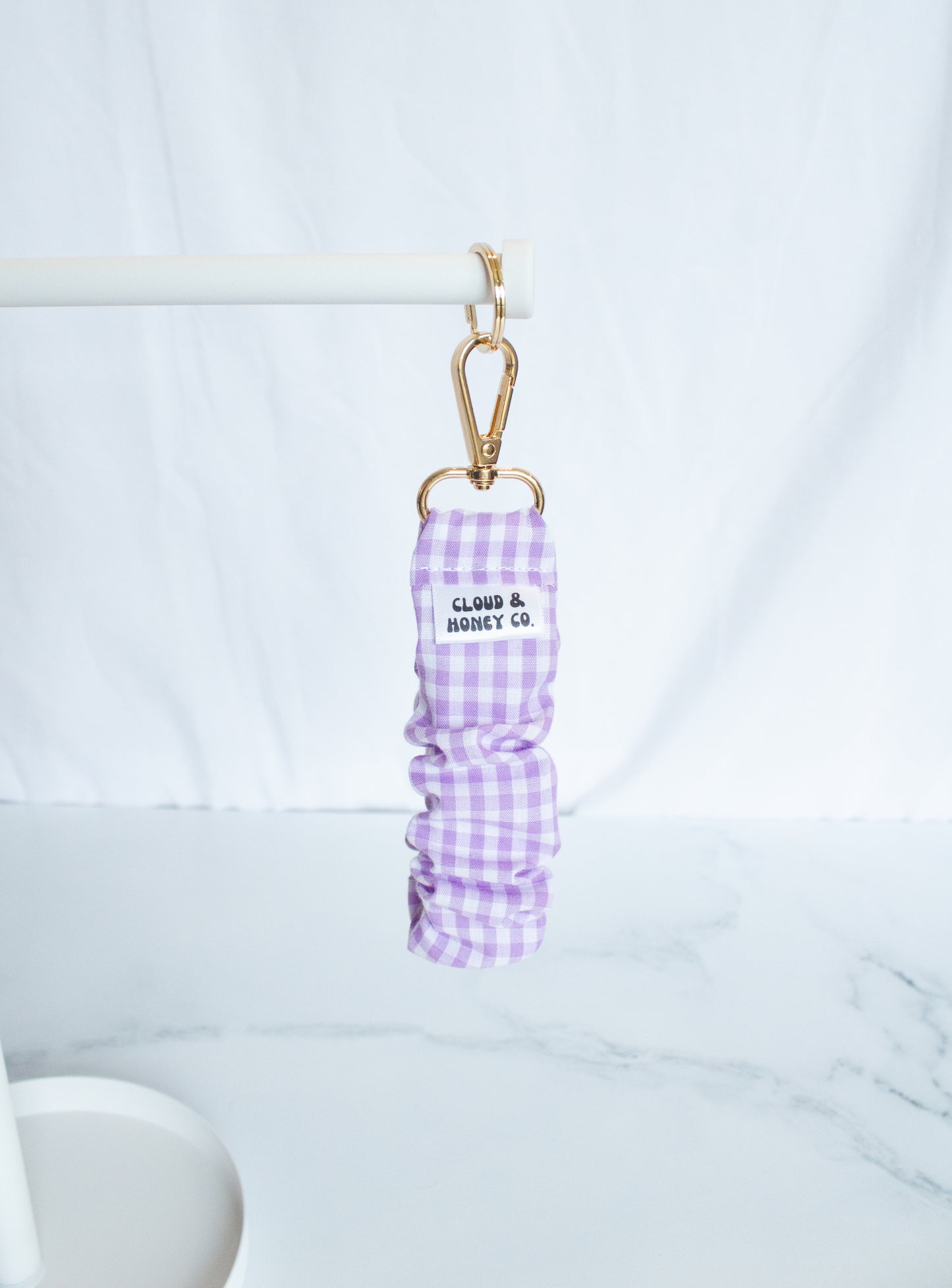 Ruffle Keychain - Lavender Love