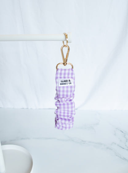 Ruffle Keychain - Lavender Love