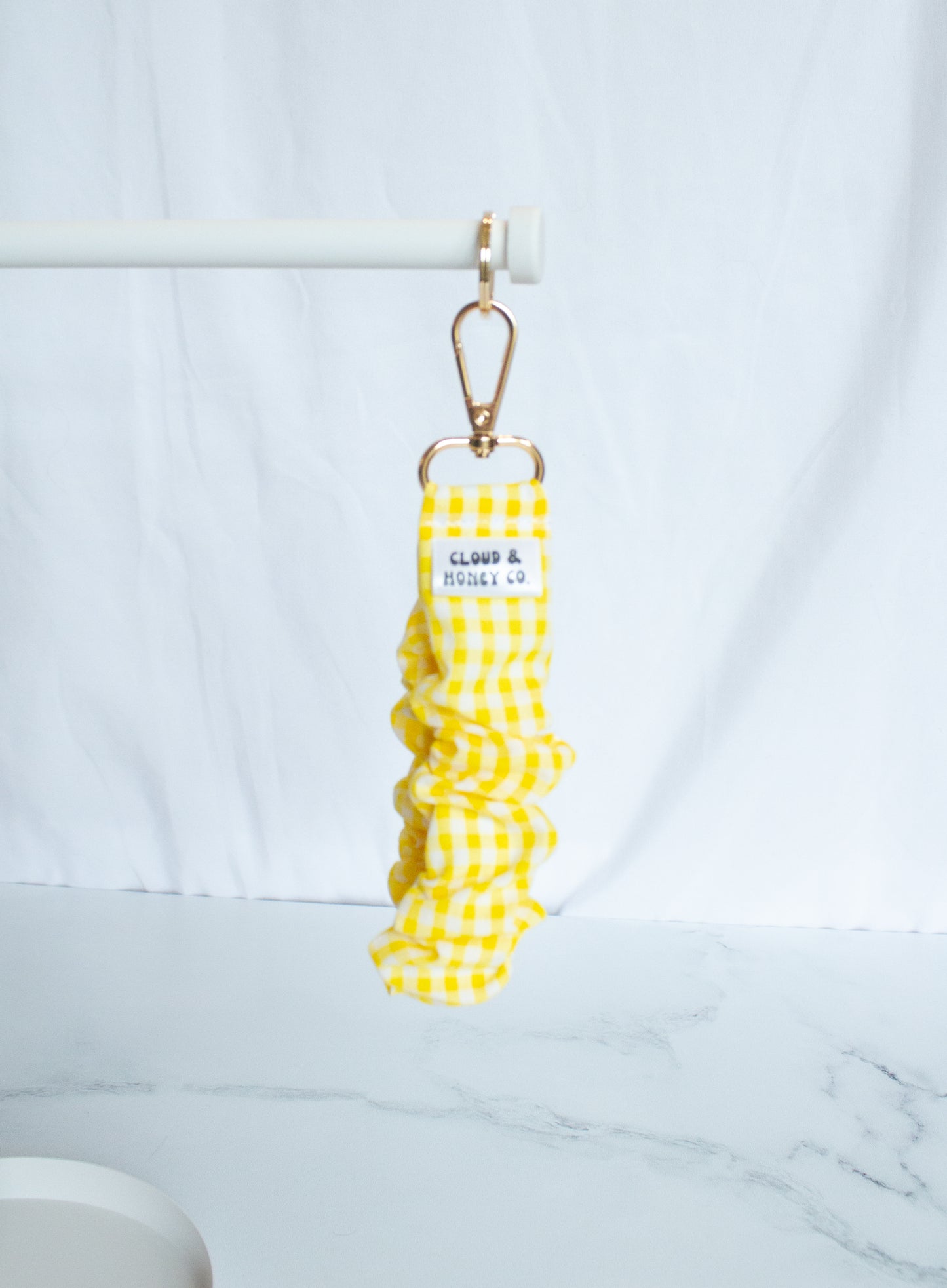 Ruffle Keychain - The Lemon Drop