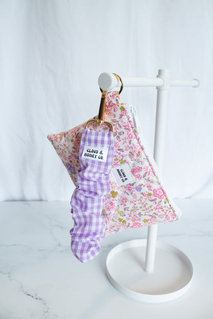 Ruffle Keychain - Lavender Love
