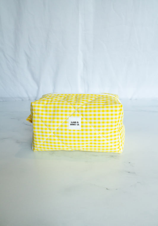 Small Makeup Bag - The Lemon Drop