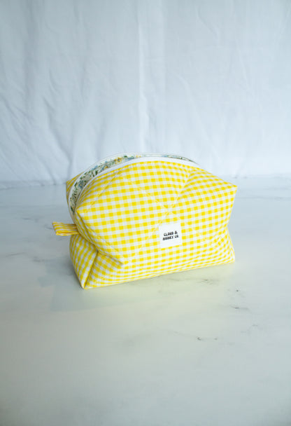 Small Makeup Bag - The Lemon Drop