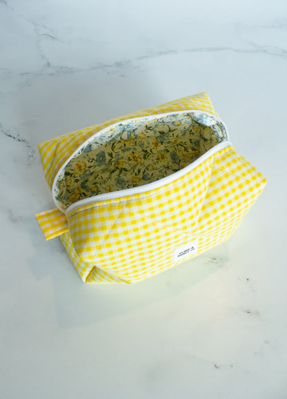 Small Makeup Bag - The Lemon Drop