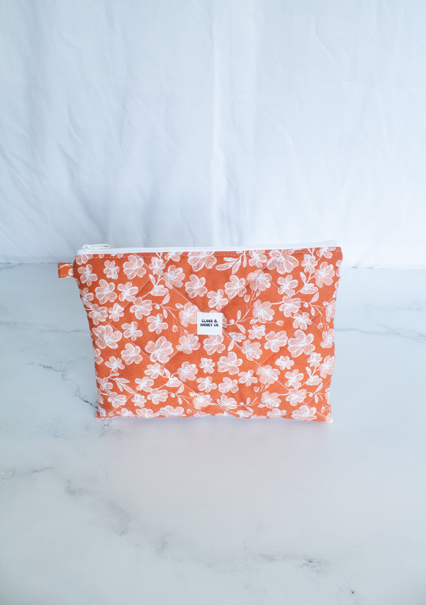Large Zipper Bag - The Sunset Bloom