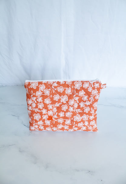 Large Zipper Bag - The Sunset Bloom