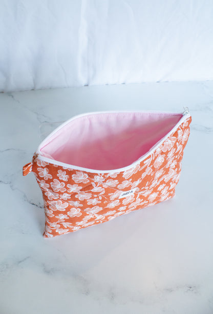 Large Zipper Bag - The Sunset Bloom