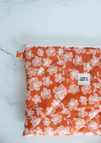 Large Zipper Bag - The Sunset Bloom