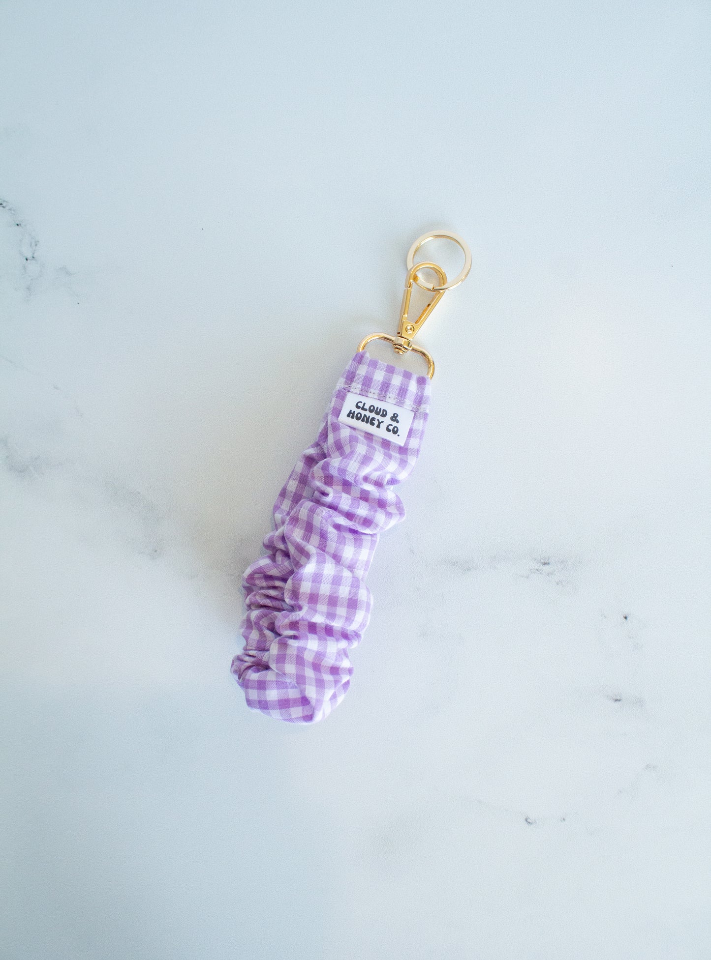 Ruffle Keychain - Lavender Love