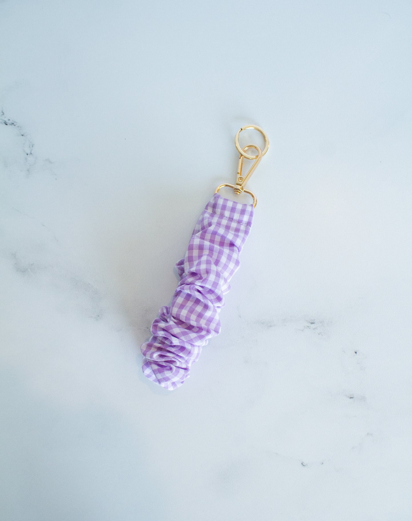 Ruffle Keychain - Lavender Love