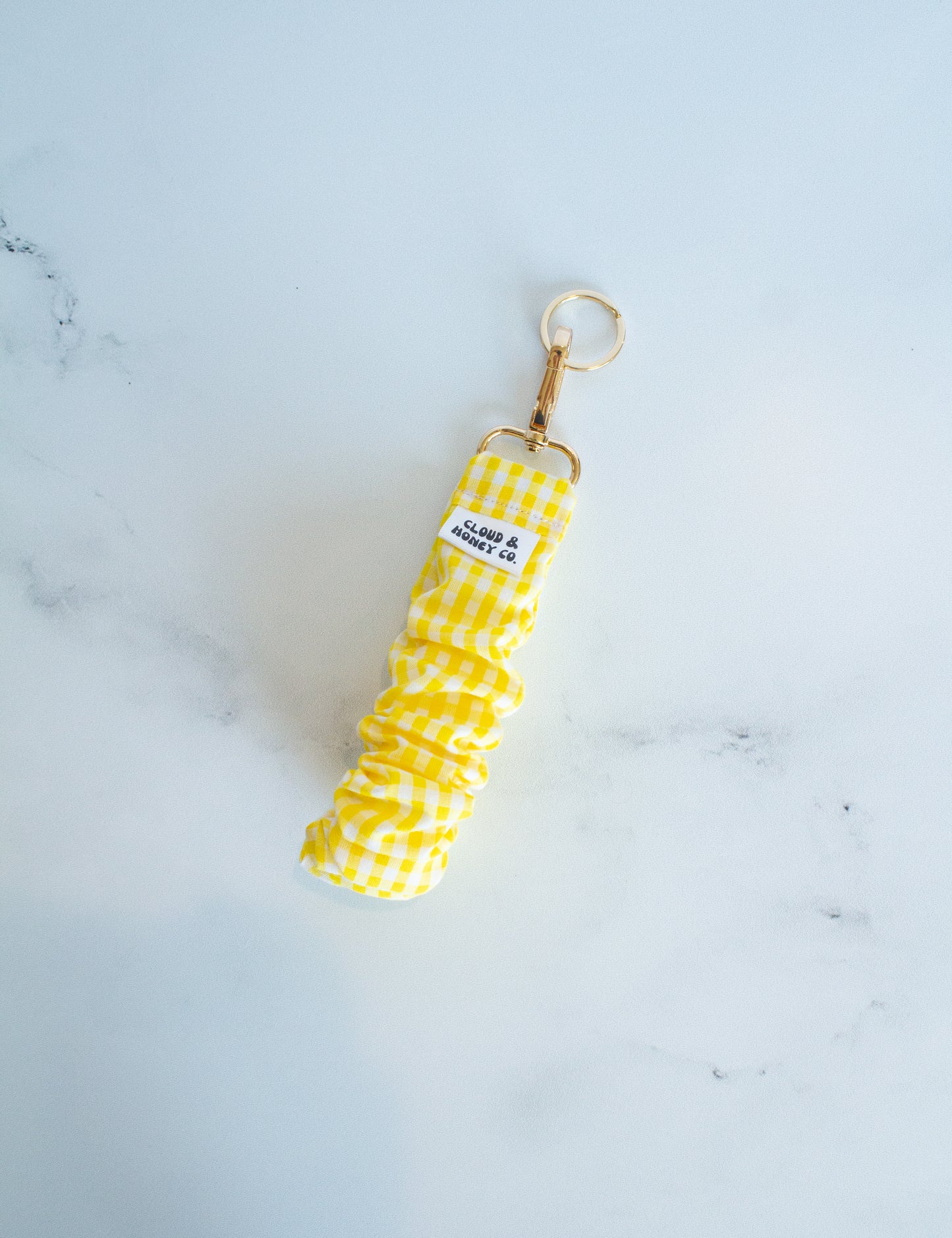 Ruffle Keychain - The Lemon Drop
