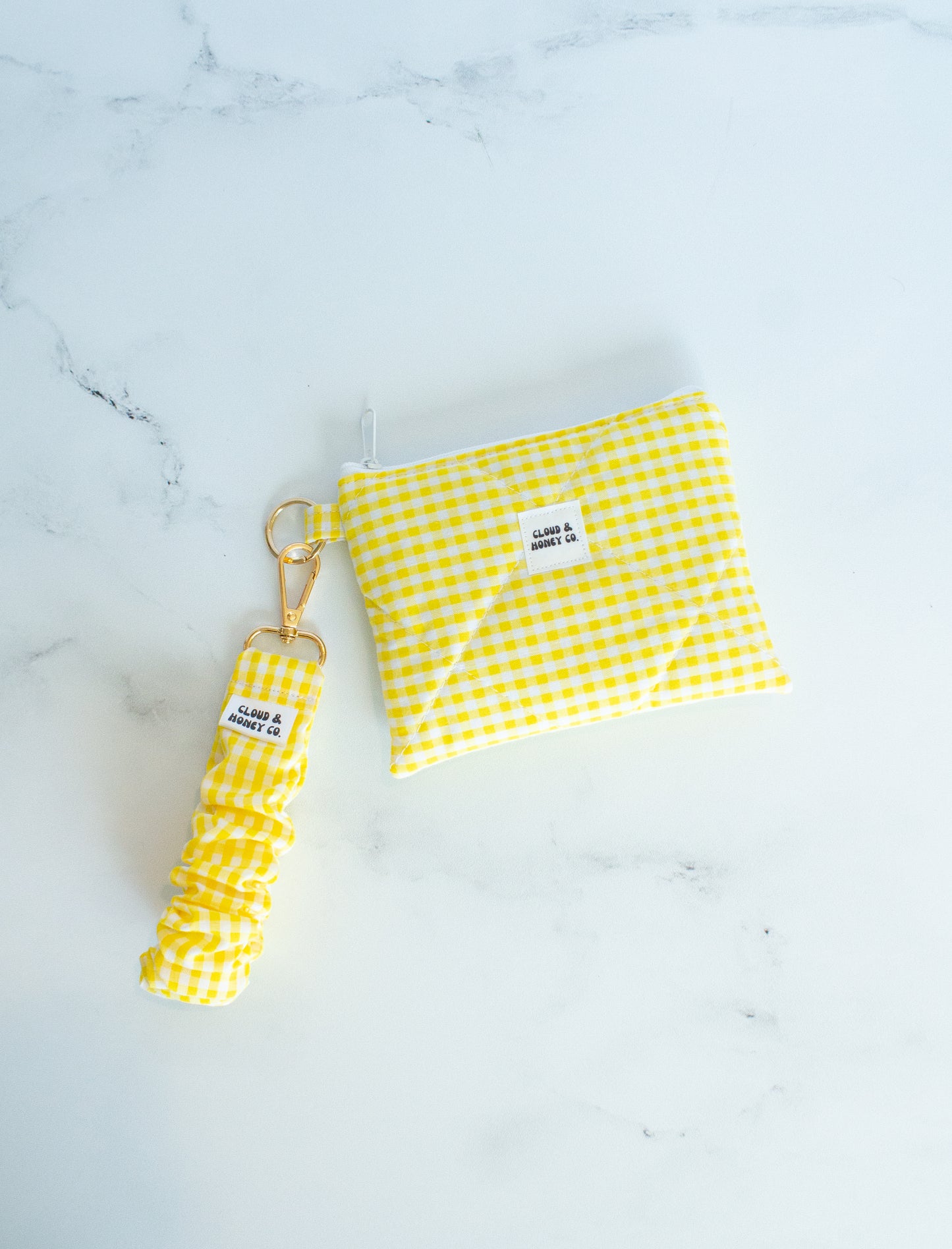 Ruffle Keychain - The Lemon Drop