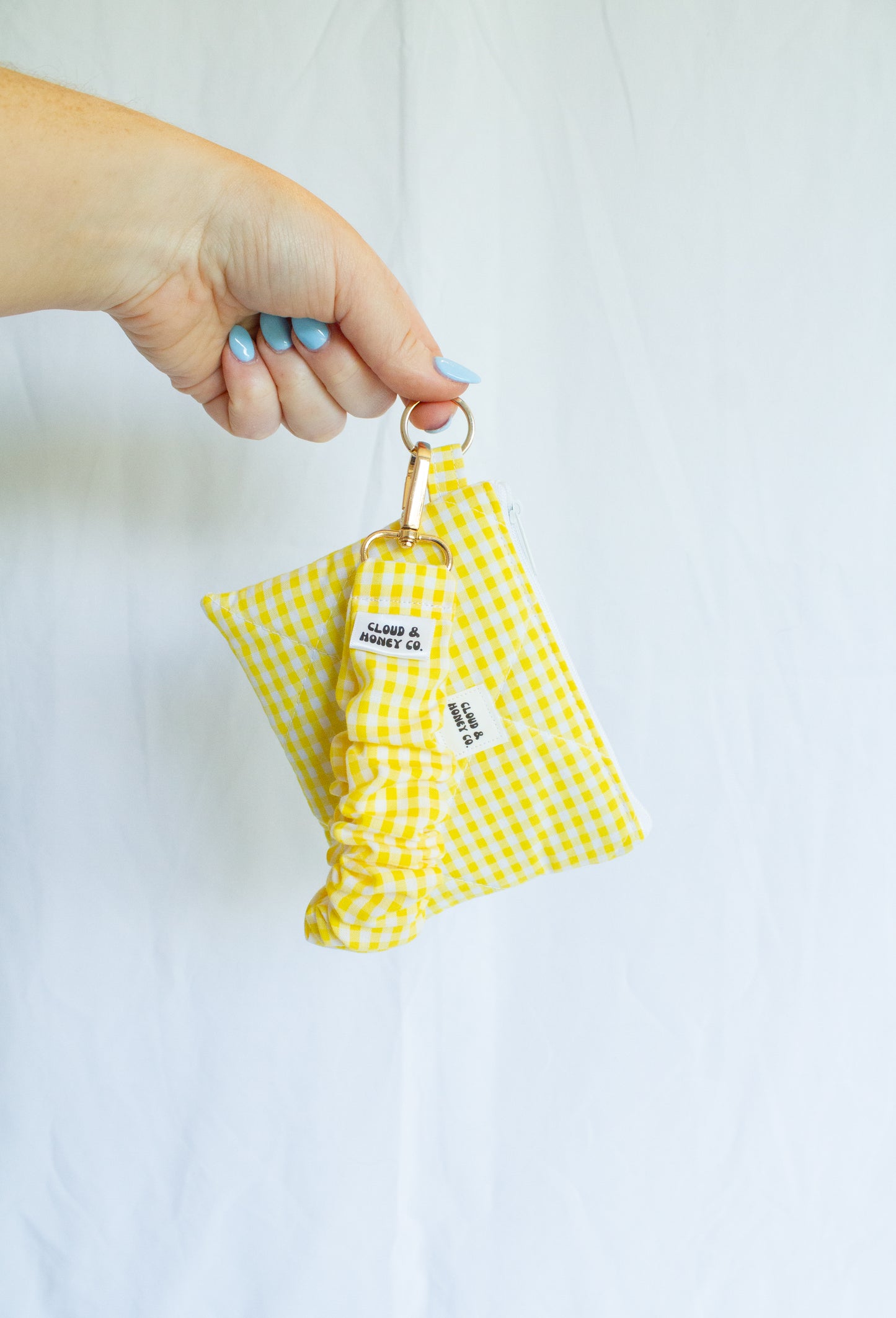 Ruffle Keychain - The Lemon Drop