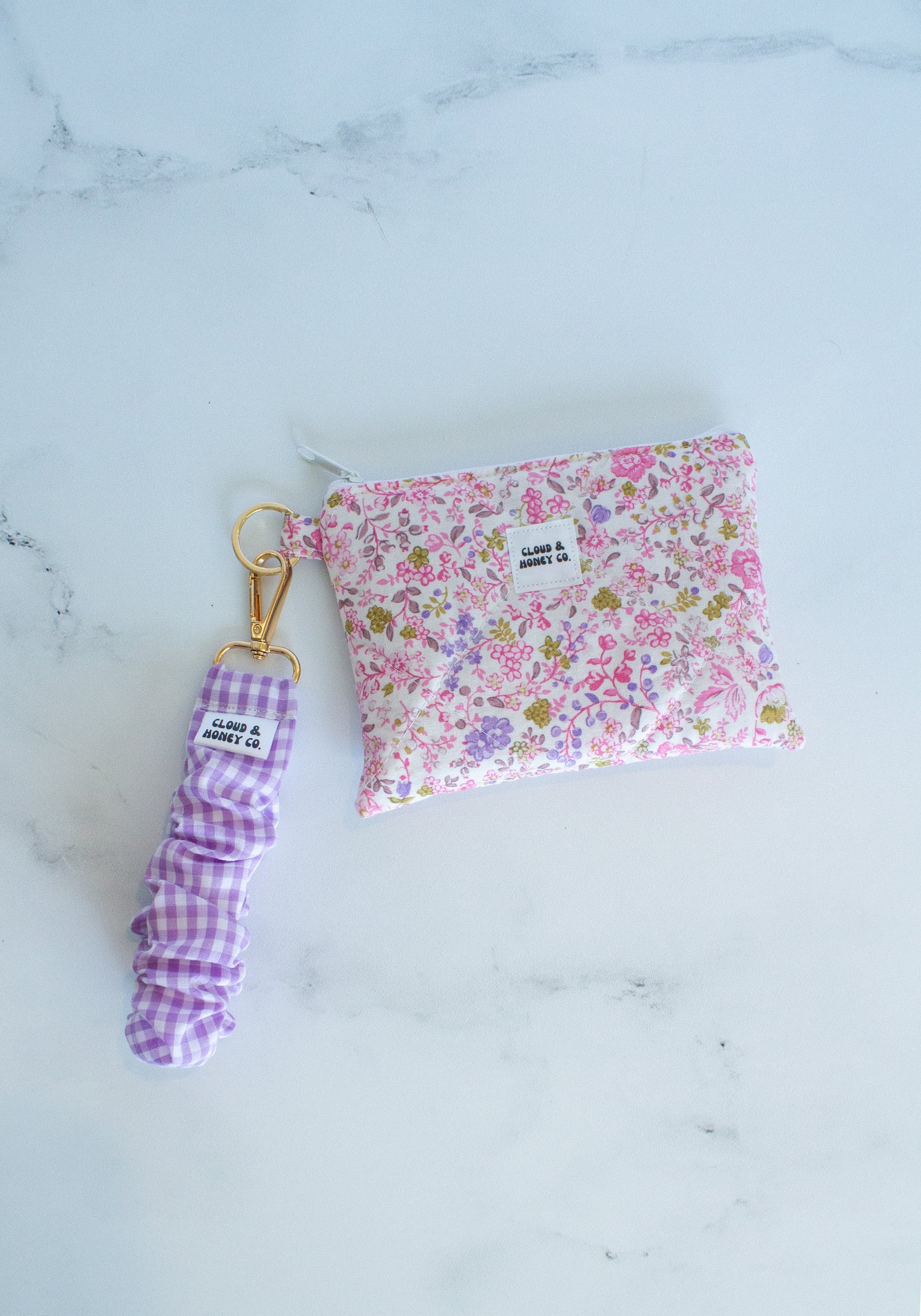 Ruffle Keychain - Lavender Love