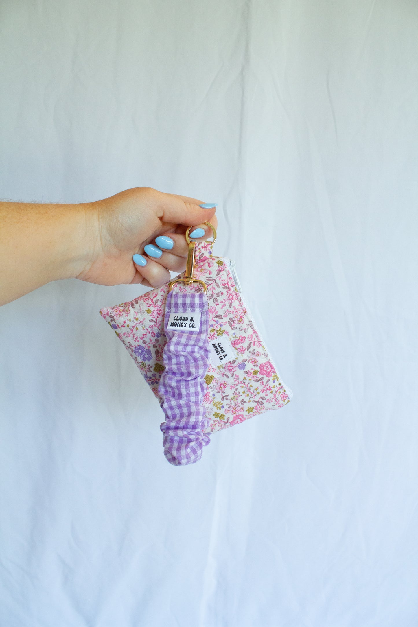 Ruffle Keychain - Lavender Love