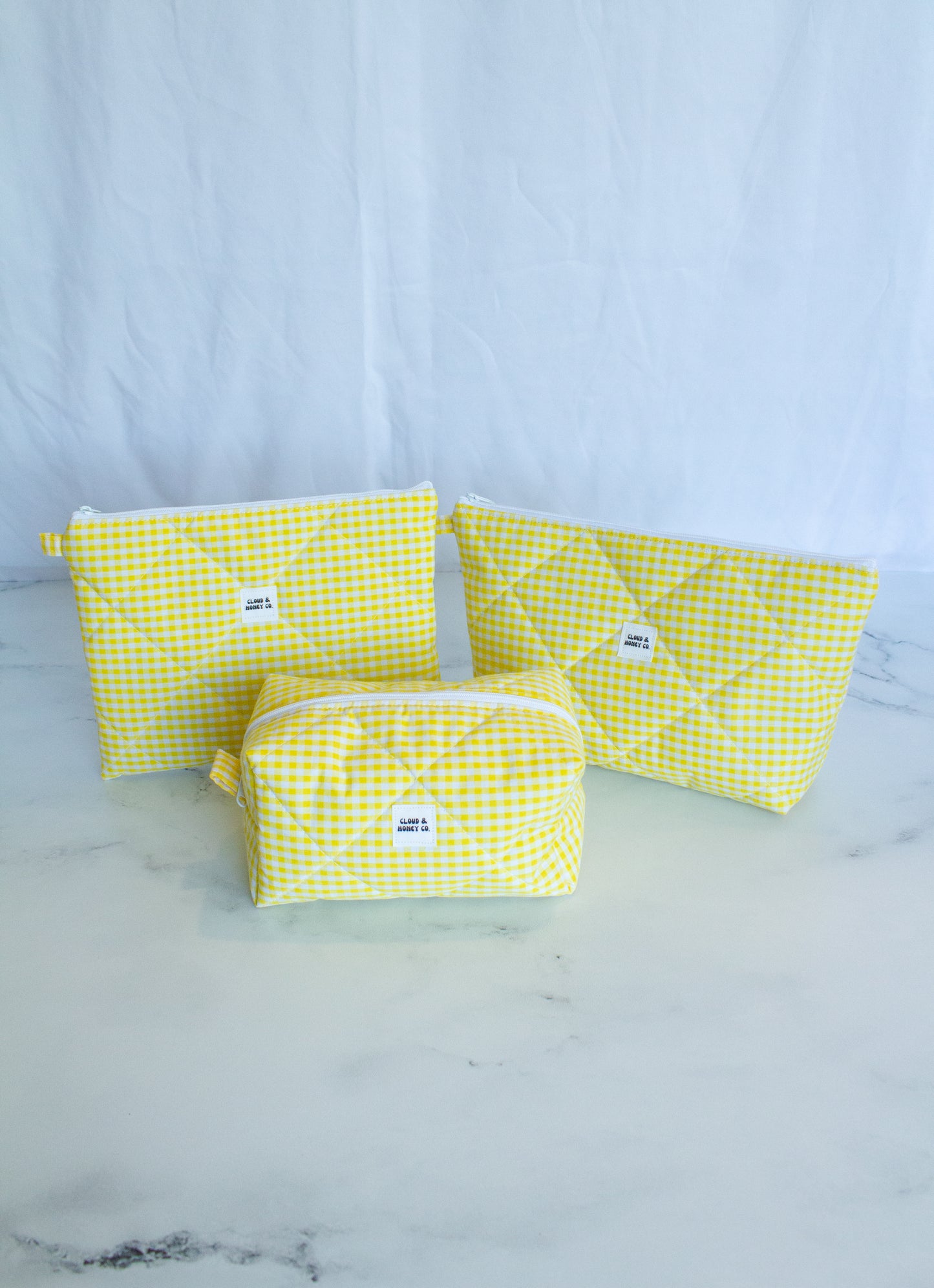 Large Zipper Bag - The Lemon Drop