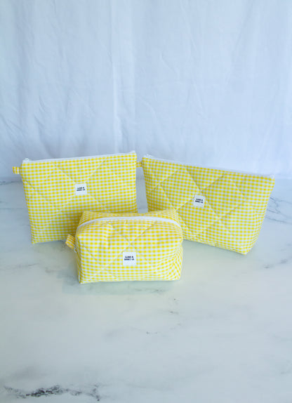 Large Zipper Bag - The Lemon Drop