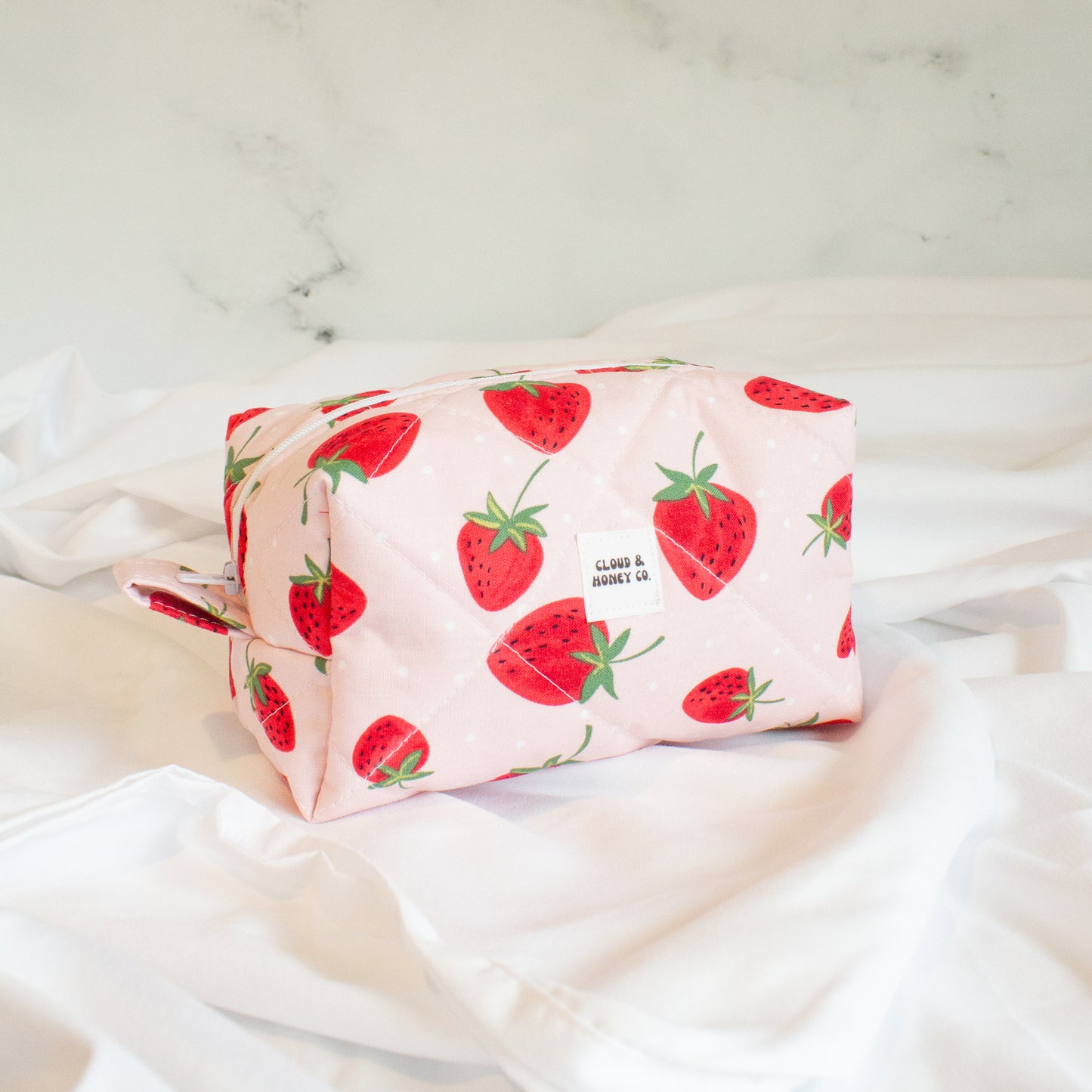 The Strawberry Sweetie Small Makeup Bag