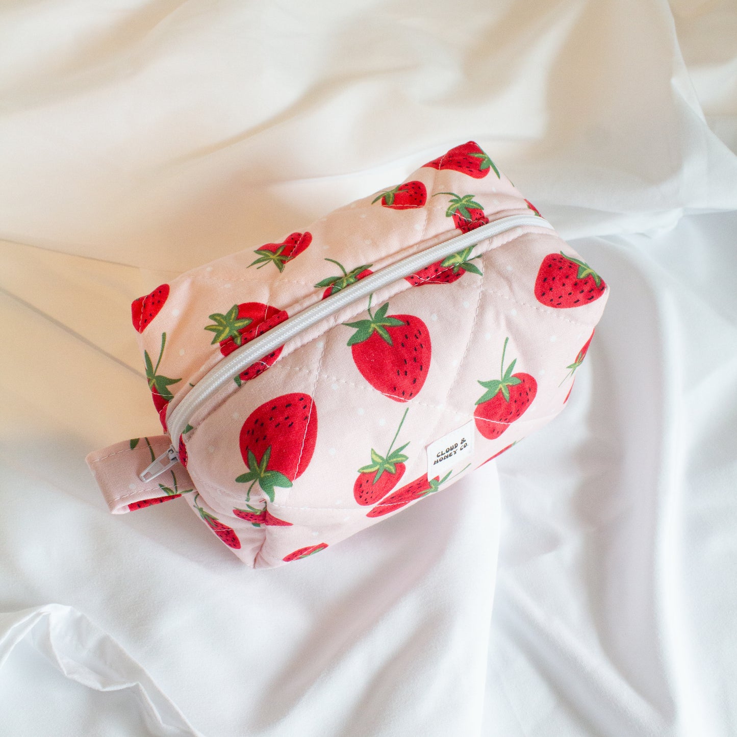 The Strawberry Sweetie Small Makeup Bag
