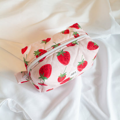 The Strawberry Sweetie Small Makeup Bag