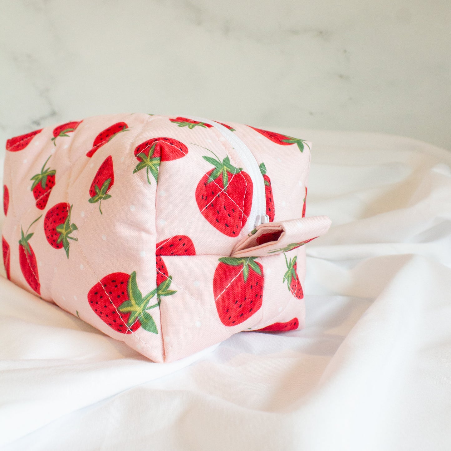 The Strawberry Sweetie Small Makeup Bag