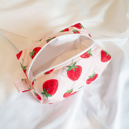 The Strawberry Sweetie Small Makeup Bag