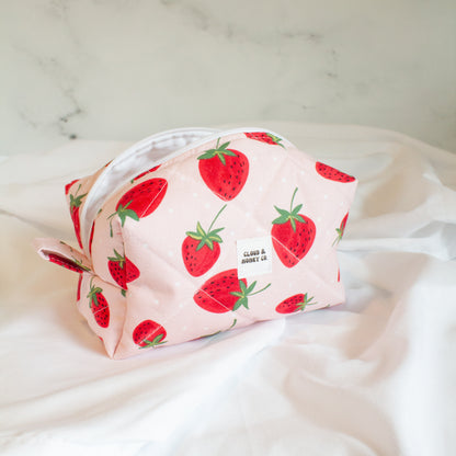 The Strawberry Sweetie Small Makeup Bag