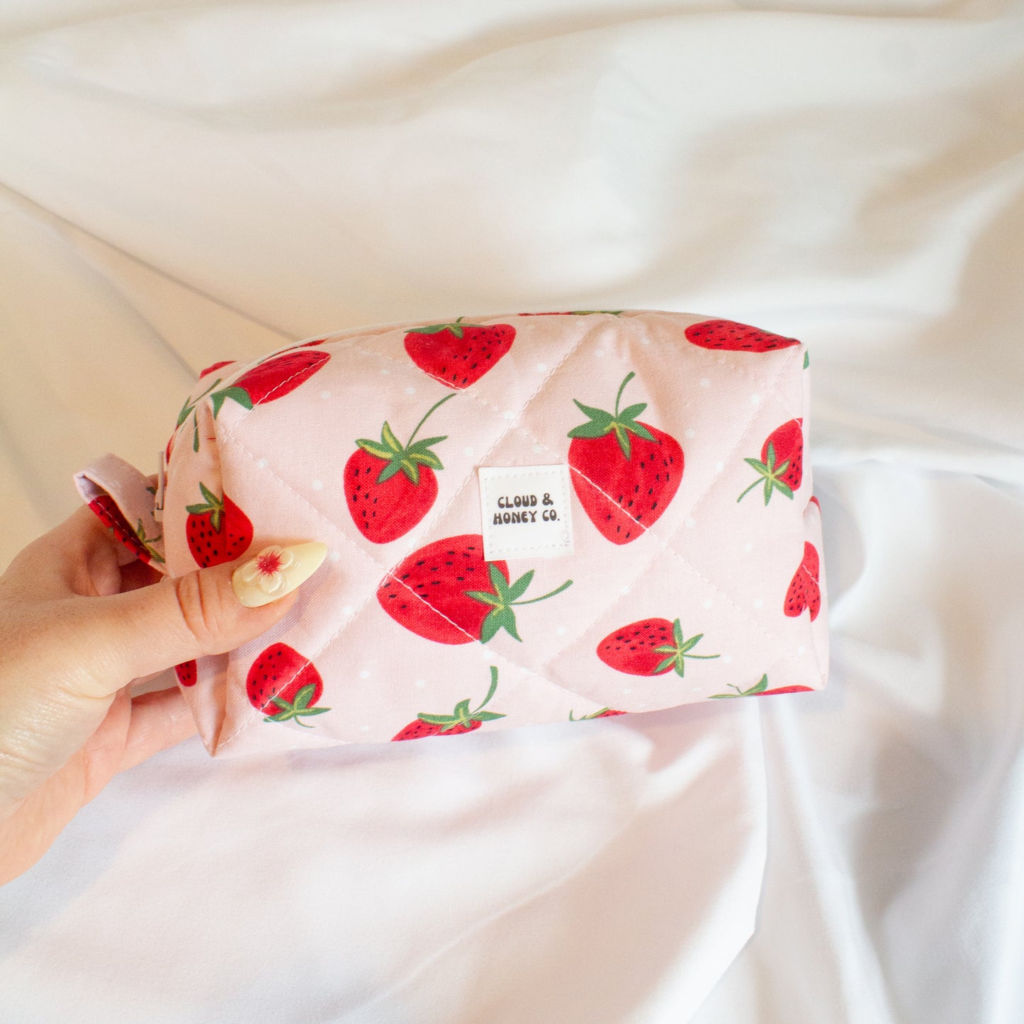 The Strawberry Sweetie Small Makeup Bag