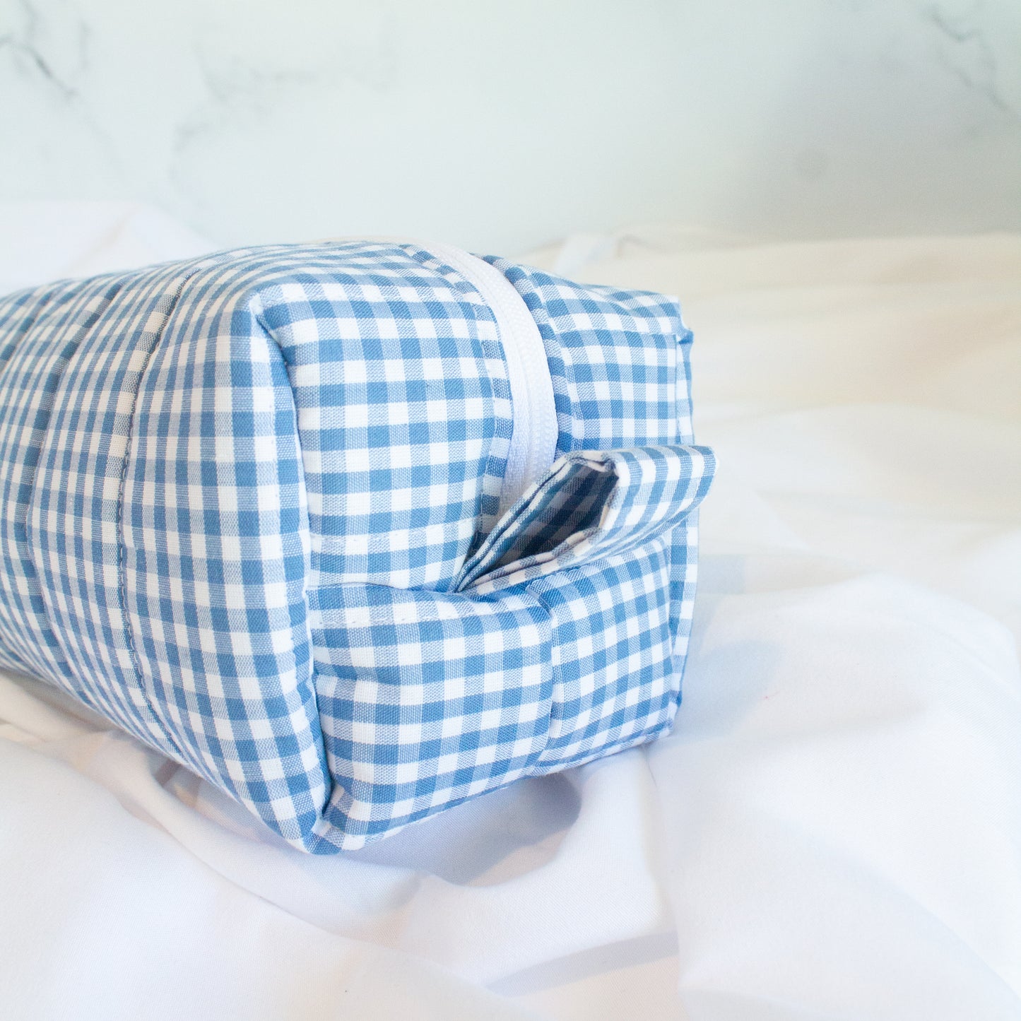 The Gingham Dream Small Makeup Bag