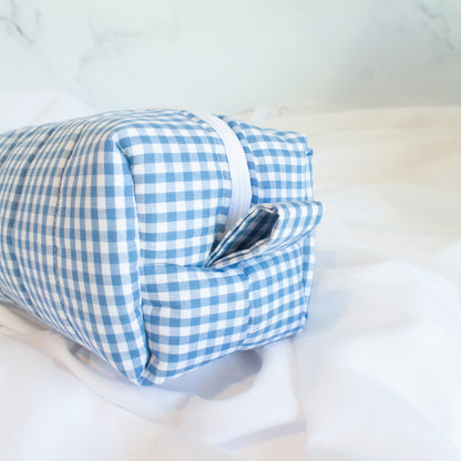 The Gingham Dream Small Makeup Bag