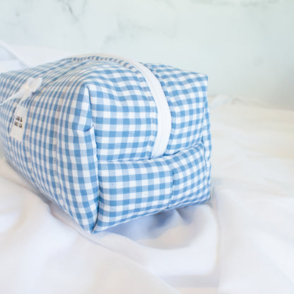 The Gingham Dream Small Makeup Bag
