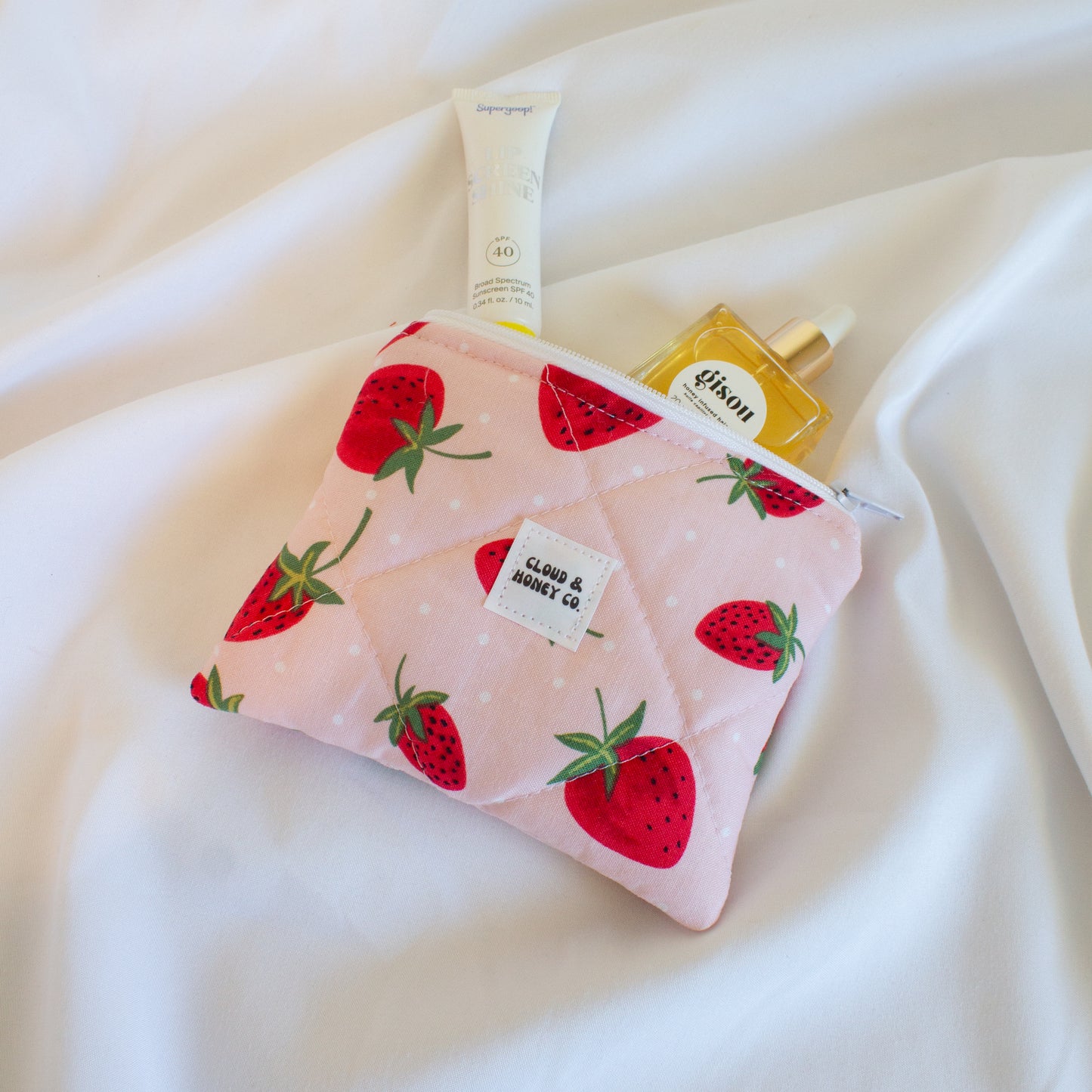 The Strawberry Sweetie Small Zipper Bag