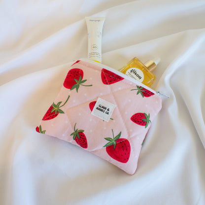 The Strawberry Sweetie Small Zipper Bag