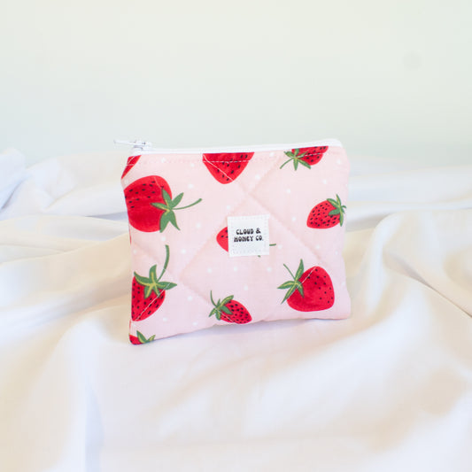 The Strawberry Sweetie Small Zipper Bag