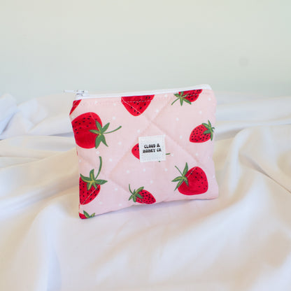 The Strawberry Sweetie Small Zipper Bag
