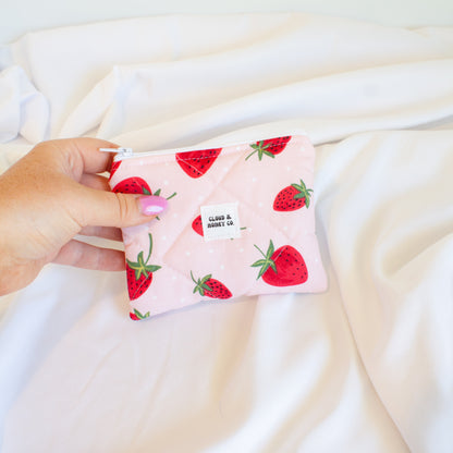 The Strawberry Sweetie Small Zipper Bag