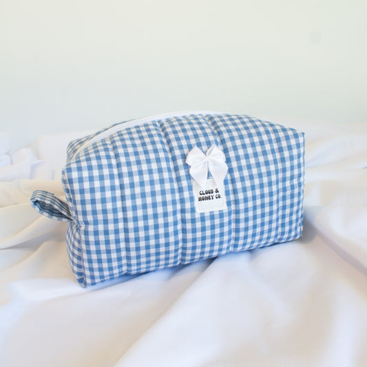 The Gingham Dream Small Makeup Bag