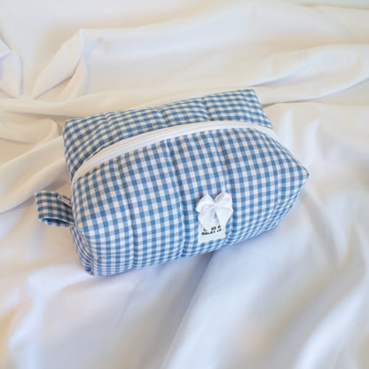 The Gingham Dream Small Makeup Bag