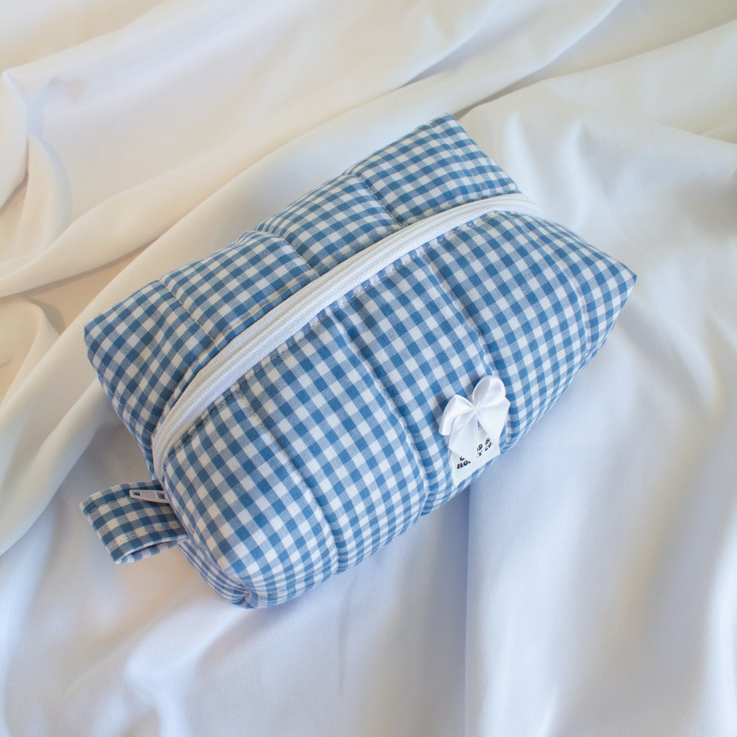 The Gingham Dream Small Makeup Bag